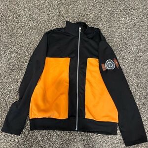 Naruto Stylish Black and Orange Jacket